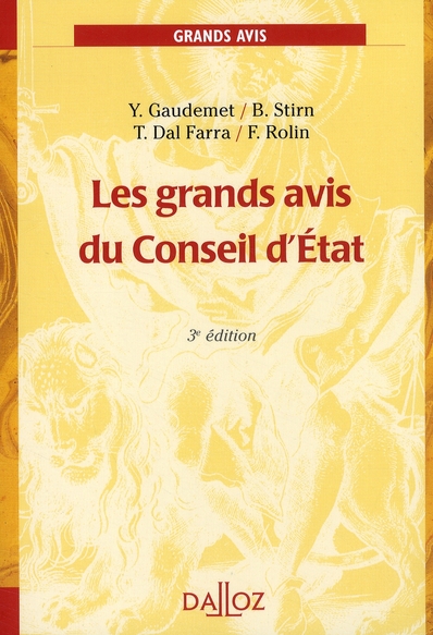 Les grands avis du Conseil d'Etat. Edition 2008