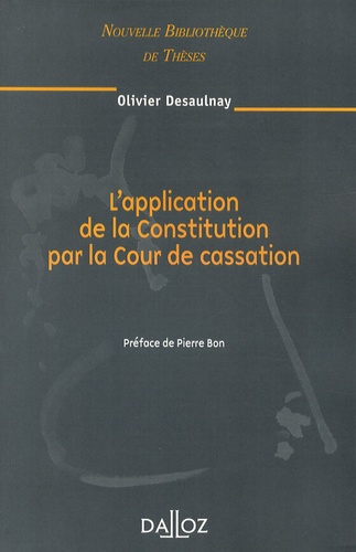 L'application de la Constitution par la Cour de cassation