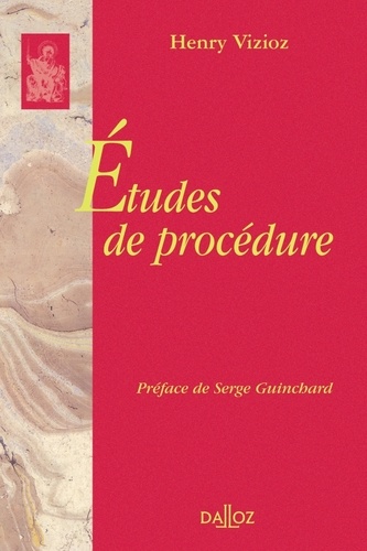 Etudes de procédure