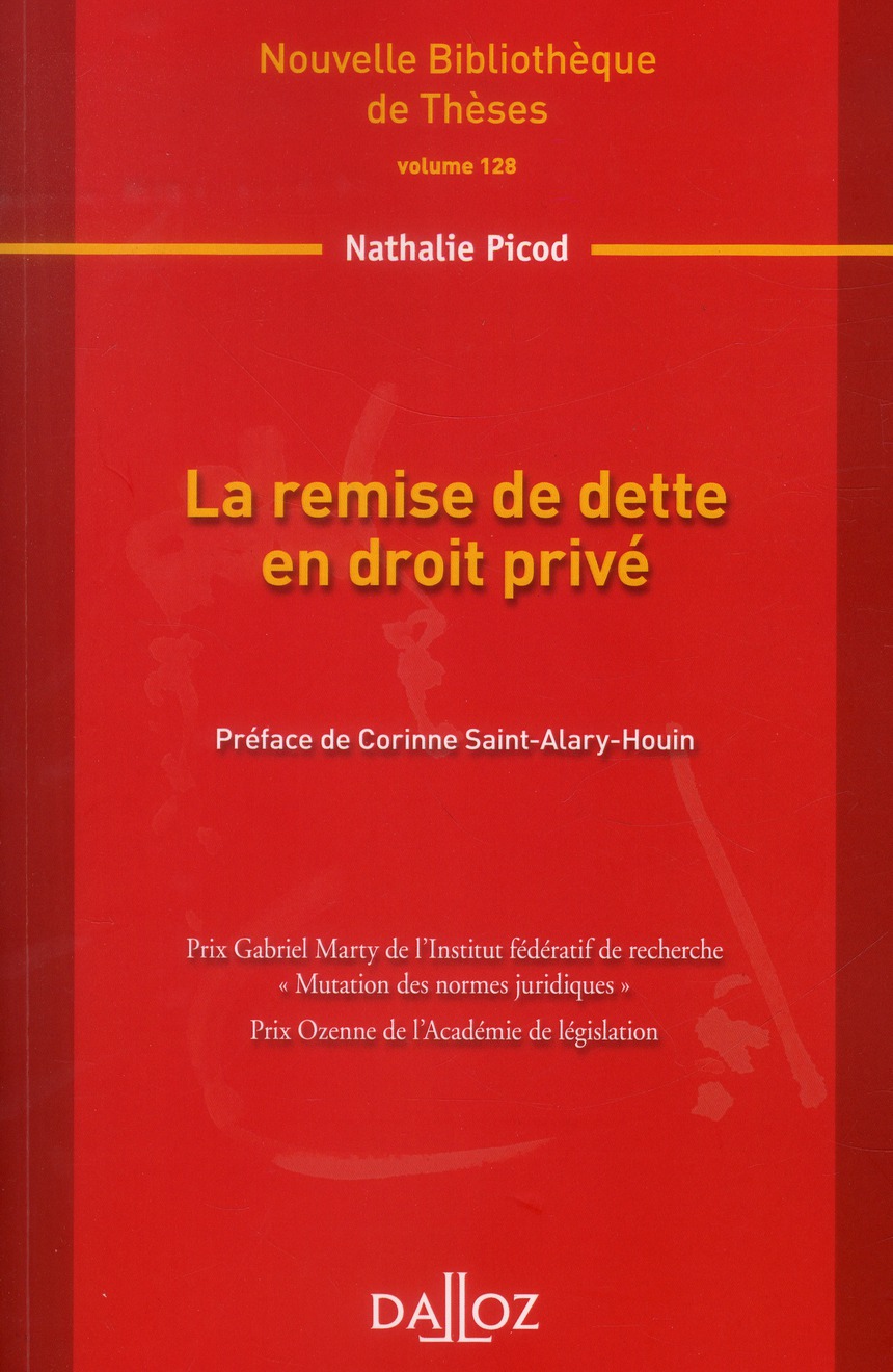 La remise de dette en droit privé
