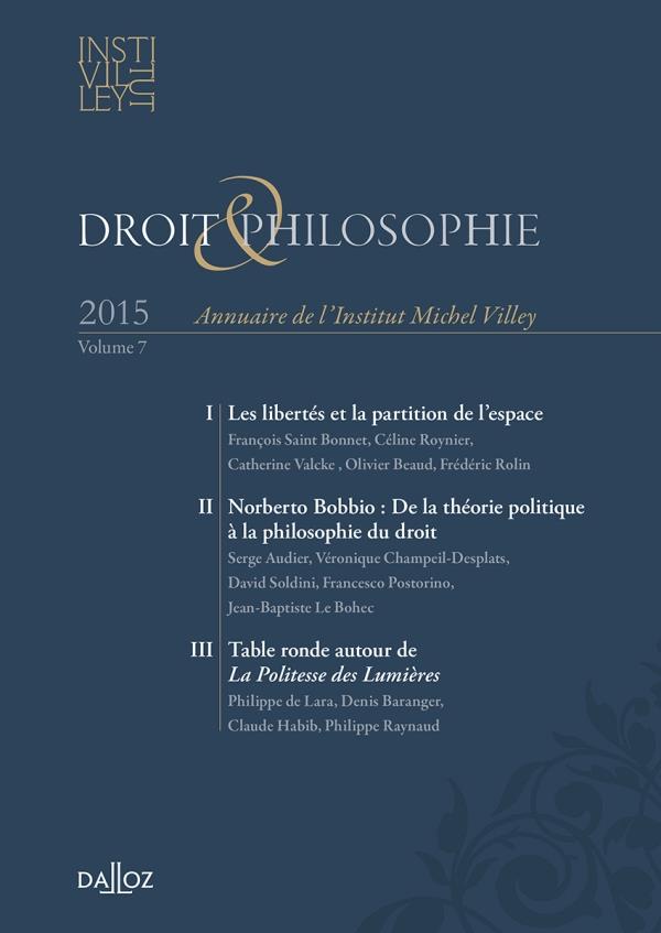 Droit & Philosophie N° 7/2015