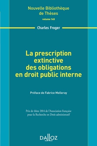 La prescription extinctive des obligations en droit public interne