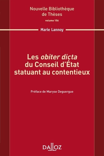 Les "obiter dicta" du Conseil d'Etat statuant au contentieux
