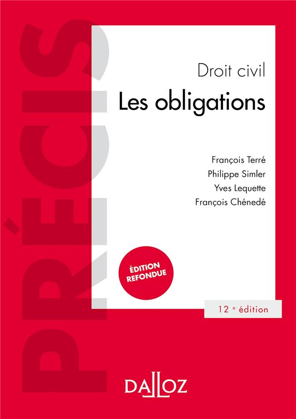Droit civil. Les obligations, 12e édition