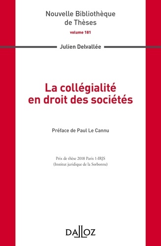 La collégialité en droit des sociétés