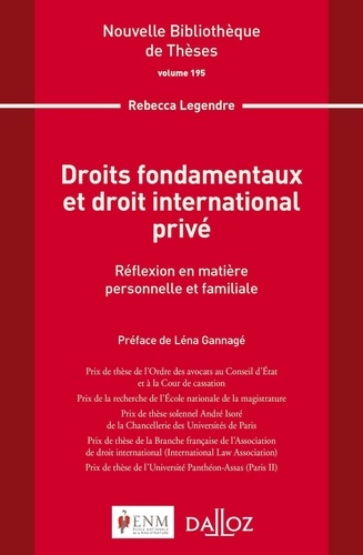 Droits fondamentaux et droit international privé. Réflexion en matière personnelle et familiale