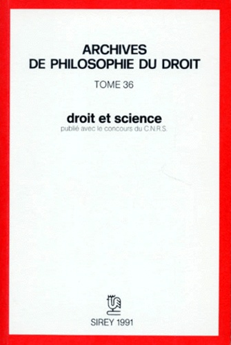 Droit et science