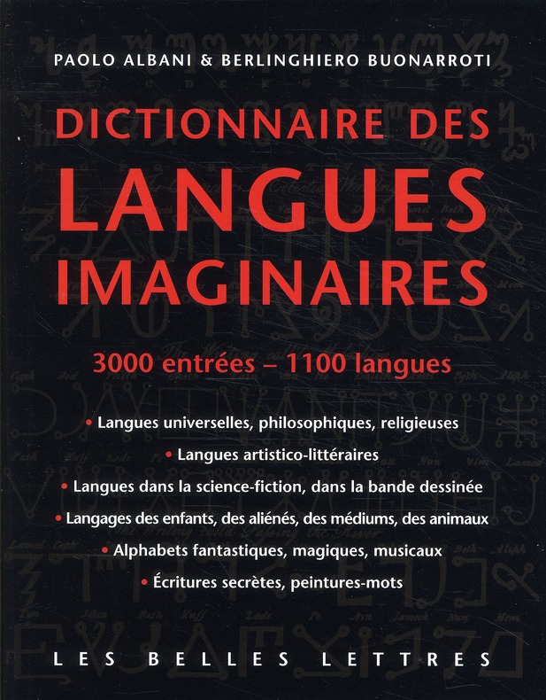 Dictionnaire des langues imaginaires