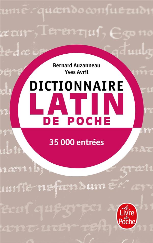 Dictionnaire latin de poche (latin-français)