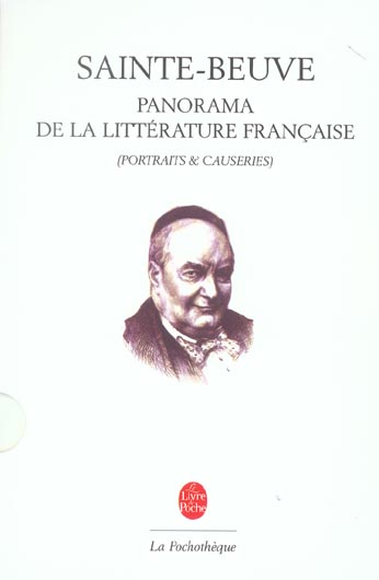 Panorama de la littérature française. Portraits et causeries