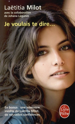 Je voulais te dire ...