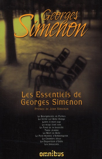 Les Essentiels de Georges Simenon