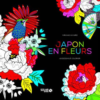Japon en fleurs, coloriage. 55 dessins à colorier