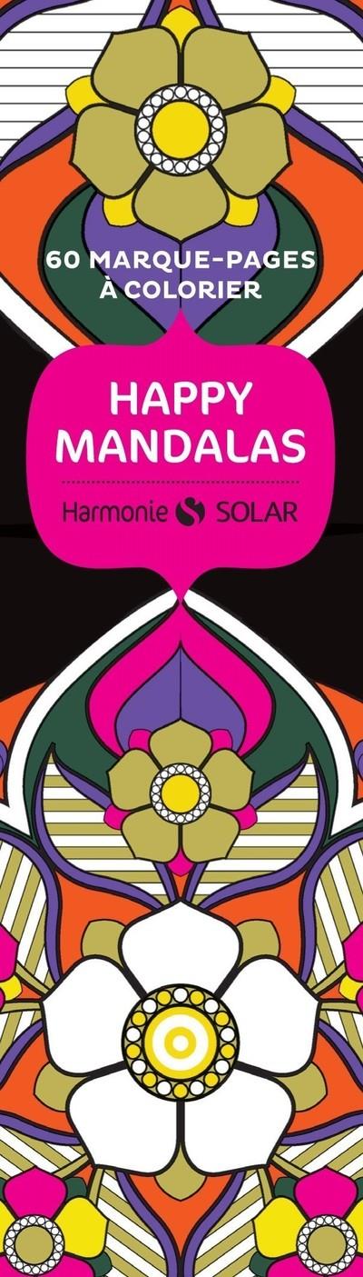 Happy mandalas. 60 marque-pages à colorier