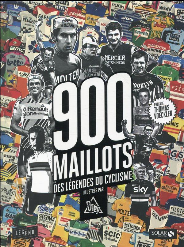 900 maillots des légendes du cyclisme