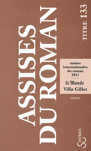 Les assises international du roman 2011