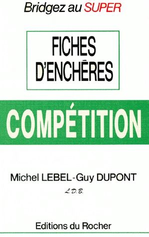 Fiches d'enchères compétition