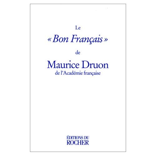 Le bon français