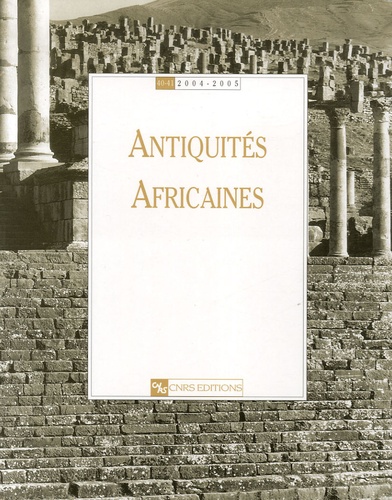 Antiquités africaines N° 40-41/2004-2005