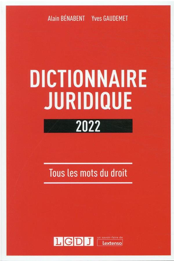 Dictionnaire juridique 2022