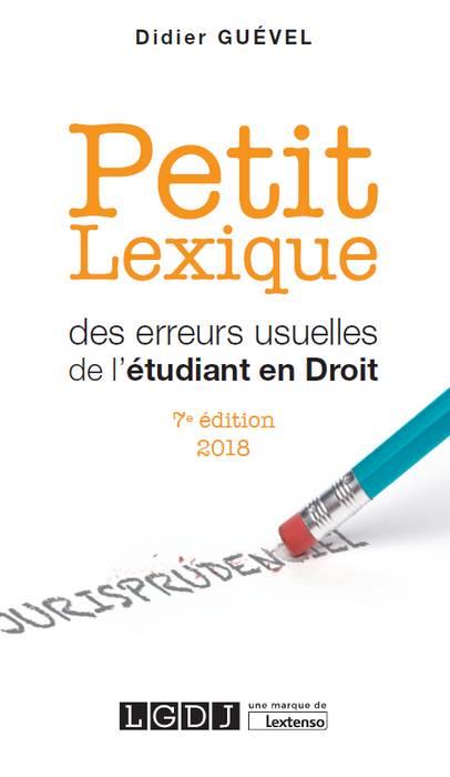 Petites erreurs usuelles de l'étudiant en droit