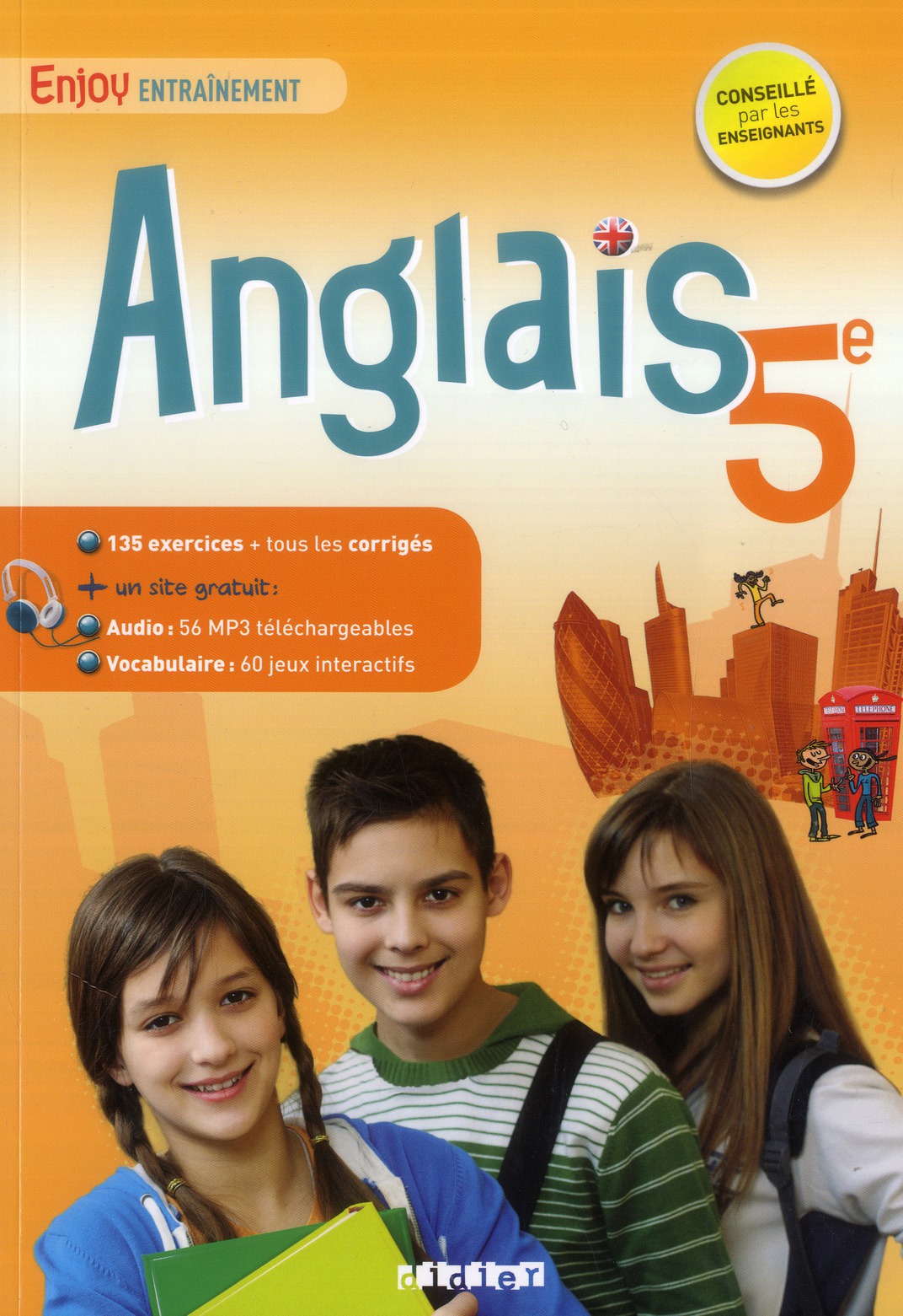 Enjoy English 5e. Cahier d'entraînement