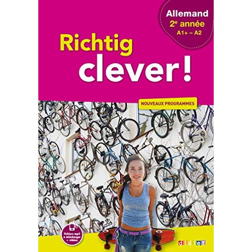 RICHTIG CLEVER 2EME ANNEE - COFFRET CLASSE 2 CD AUDIO 1 DVD