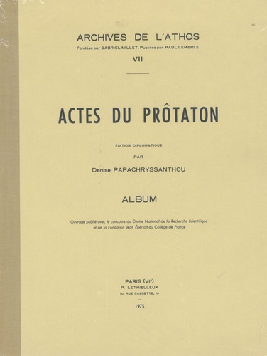 Actes du Prôtaton