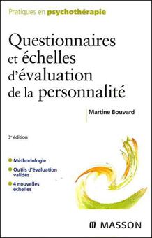 Questionnaires et échelles d'évaluation de la personalité. 3e édition