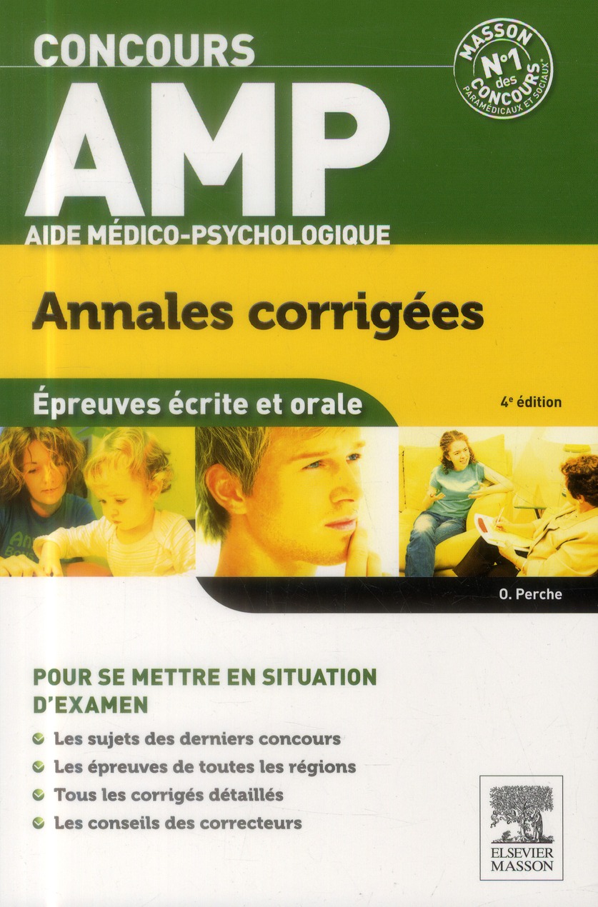 Concours aide médico-psychologique. Annales corrigées épreuves écrite et orale, 4e édition