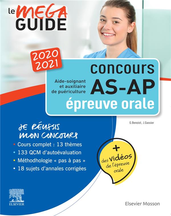 Méga Guide Oral AS/AP. Concours Aide-soignant et Auxiliaire de puériculture, Edition 2020-2021