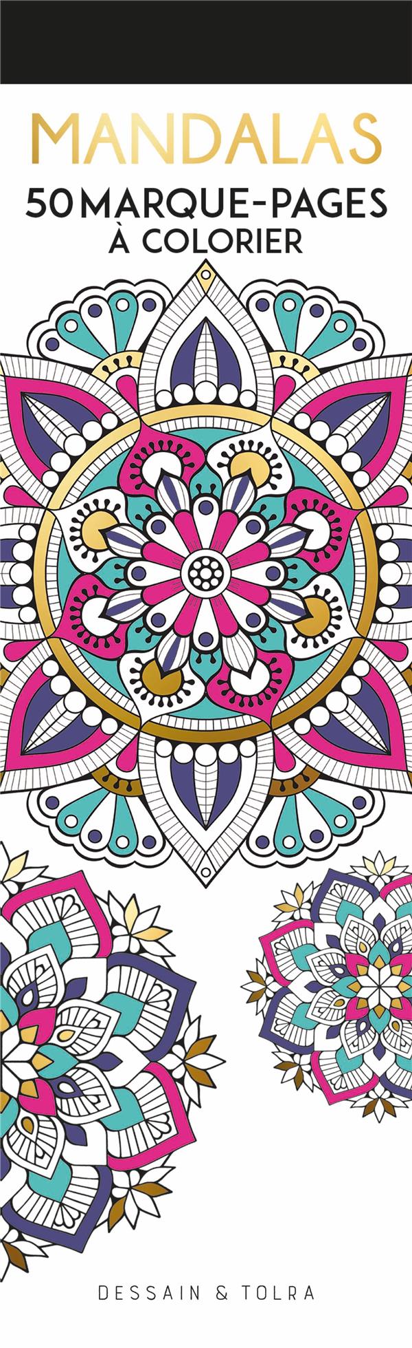 Mandalas. 50 marque-pages à colorier