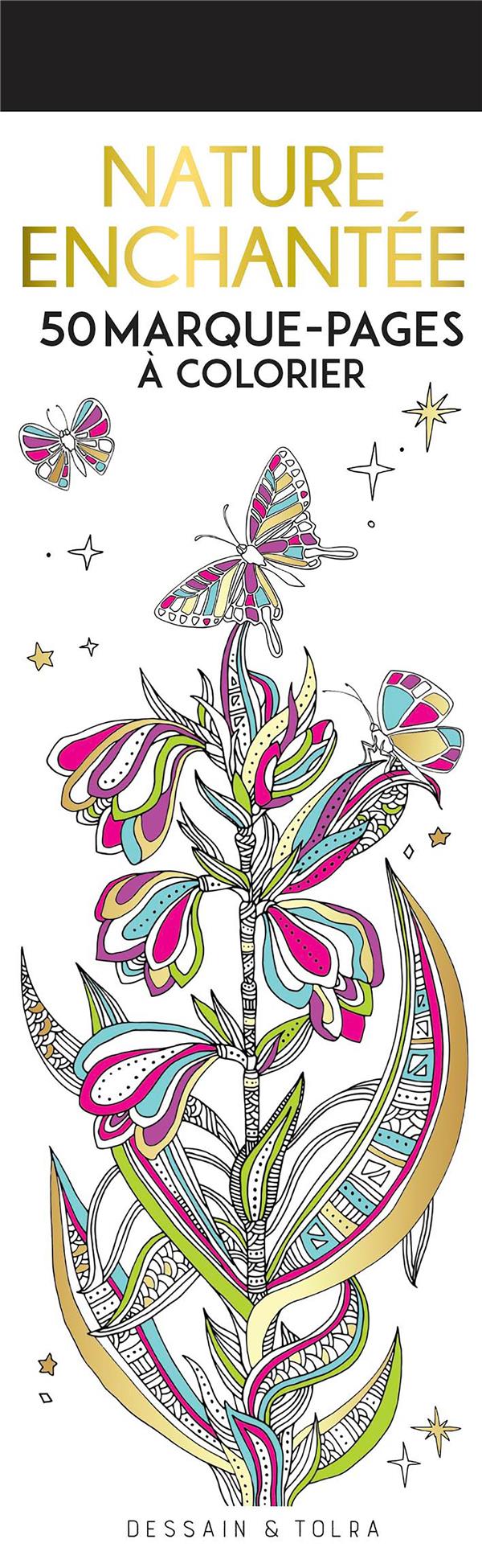 Nature enchantée. 50 marque-pages à colorier