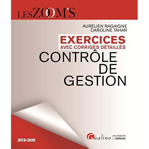 Contrôle de Gestion/Exercices avec corrigés détaillés
