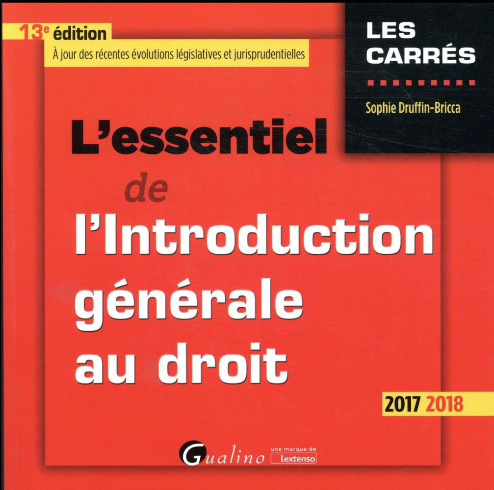 L'essentiel de l'introduction générale au droit