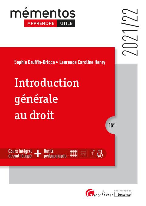 Mémento introduction générale au droit 21-22