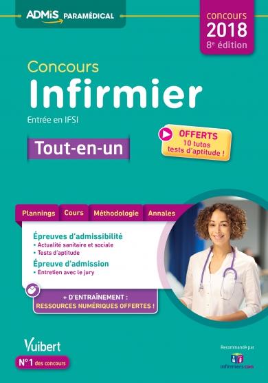 Concours infirmier. Tout-en-un, Edition 2018