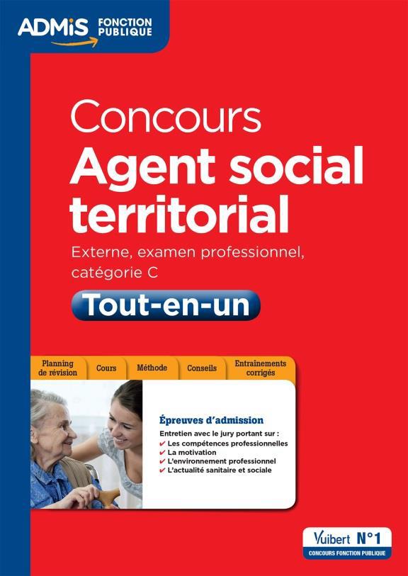 Concours Agent social territorial. Externe, catégorie C. Tout-en-un
