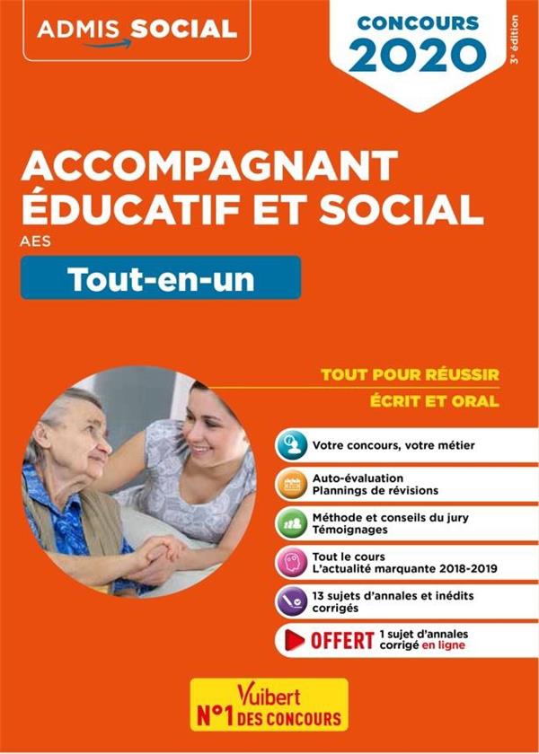 Concours Accompagnant éducatif et social AES. Tout-en-un, Edition 2020