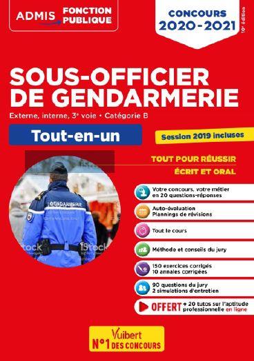 Concours Sous-officier de gendarmerie. Tout-en-un, Externe, interne et 3e voie, catégorie B, Edition