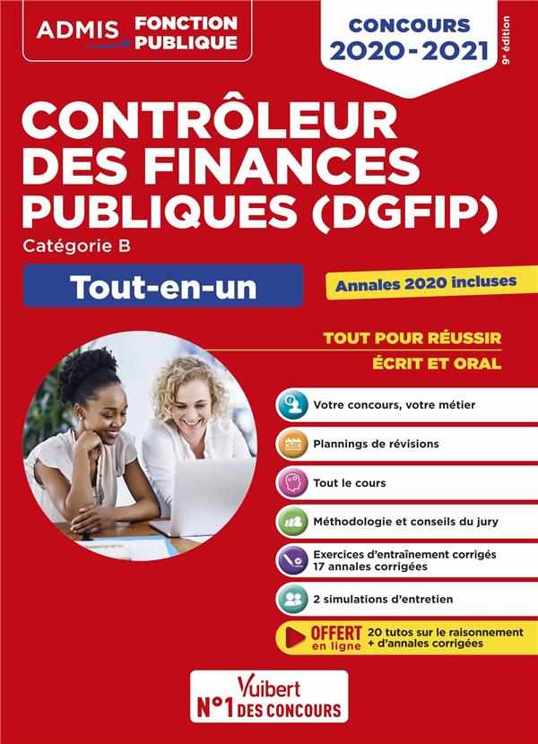 Tout-en-un Concours contrôleur des finances publiques (DGFIP), catégorie B. Edition 2020-2021