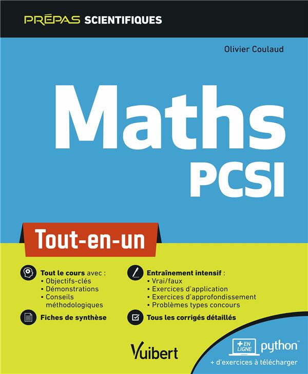 Maths PCSI. Tout-en-un