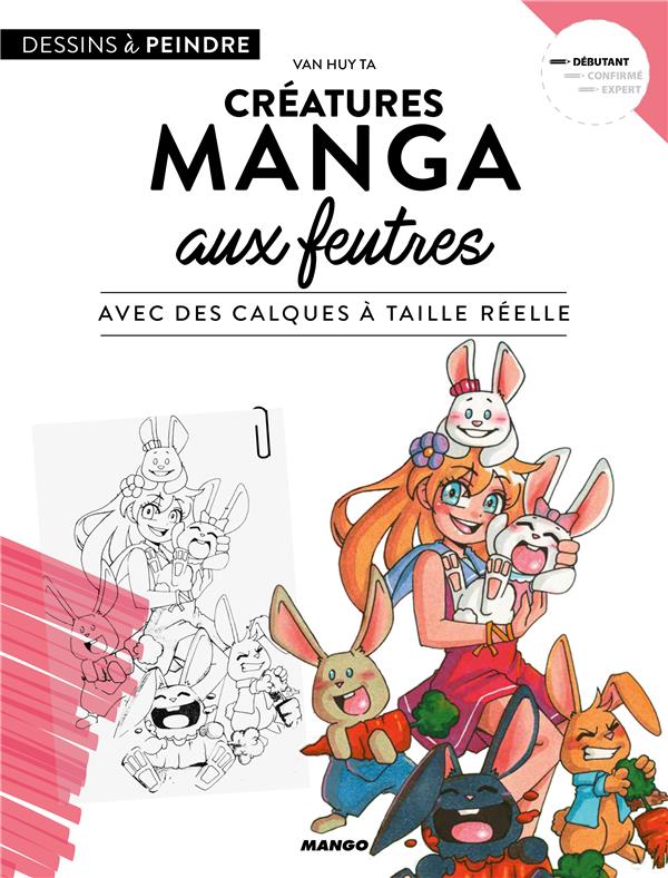 Créatures manga aux feutres