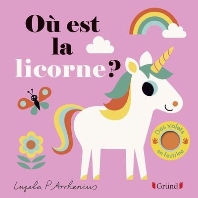 Où est la licorne ? Des volets en feutrine