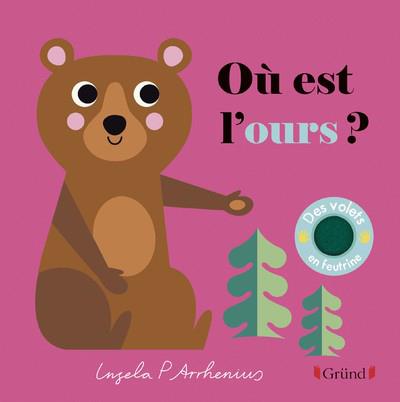 Où est l'ours ? Des volets en feutrine