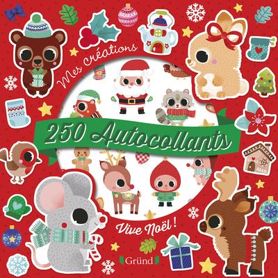 250 AUTOCOLLANTS - VIVE NOEL !