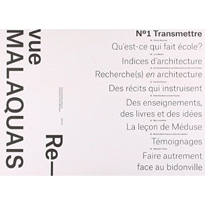 Revue Malaquais N° 1 : Transmettre