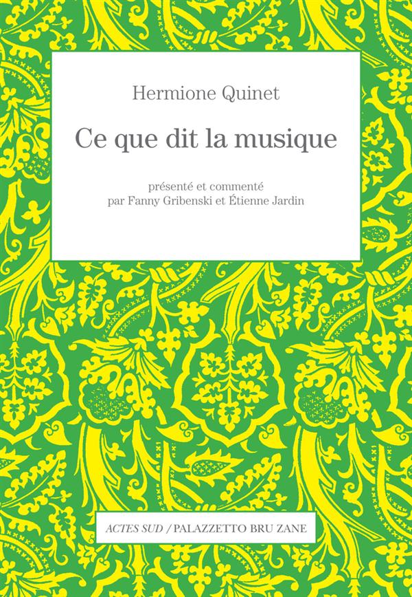 Ce que dit la musique