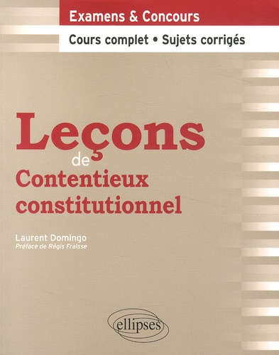 Leçons de contentieux constitutionnel
