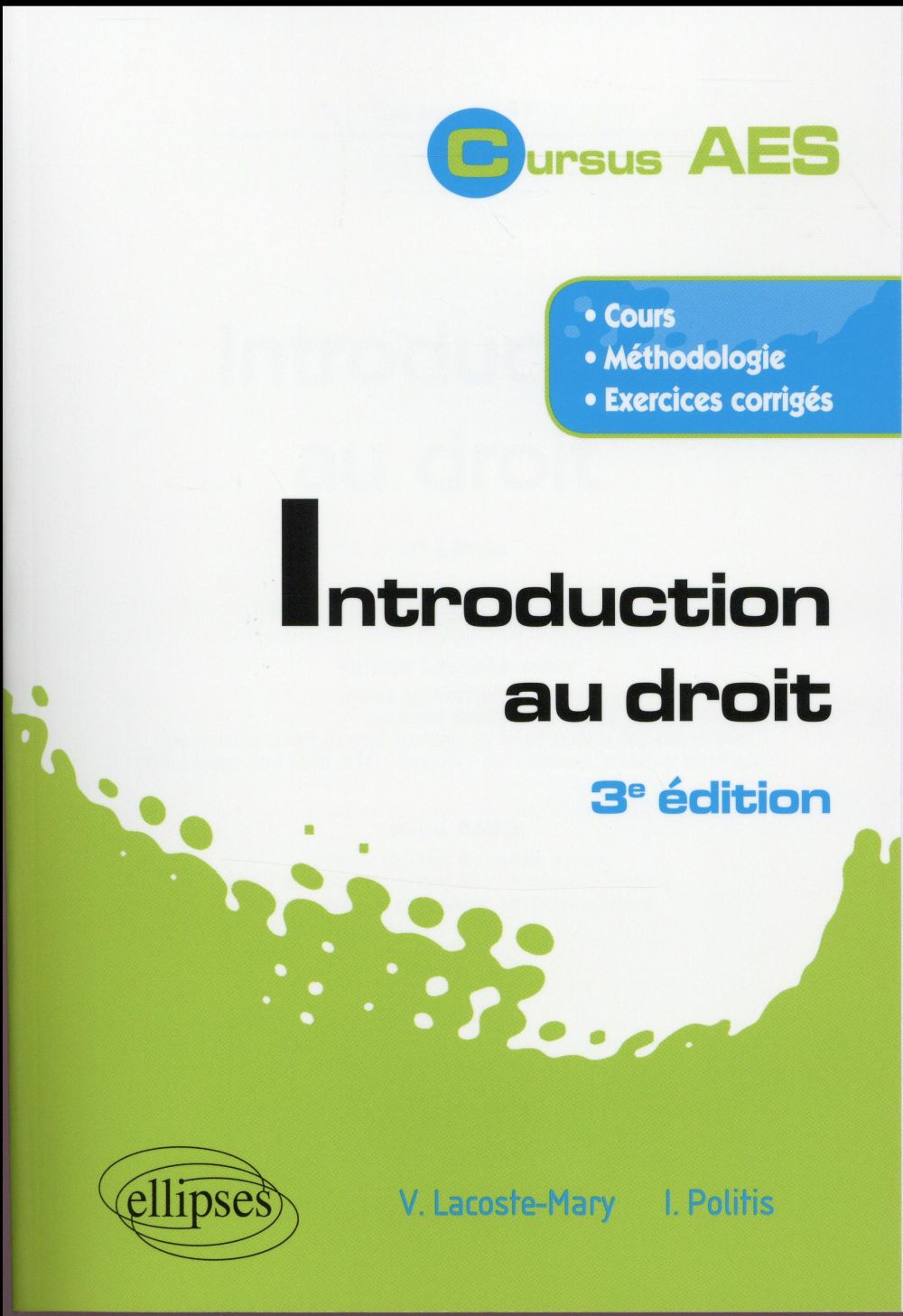 Introduction au droit. 3e édition